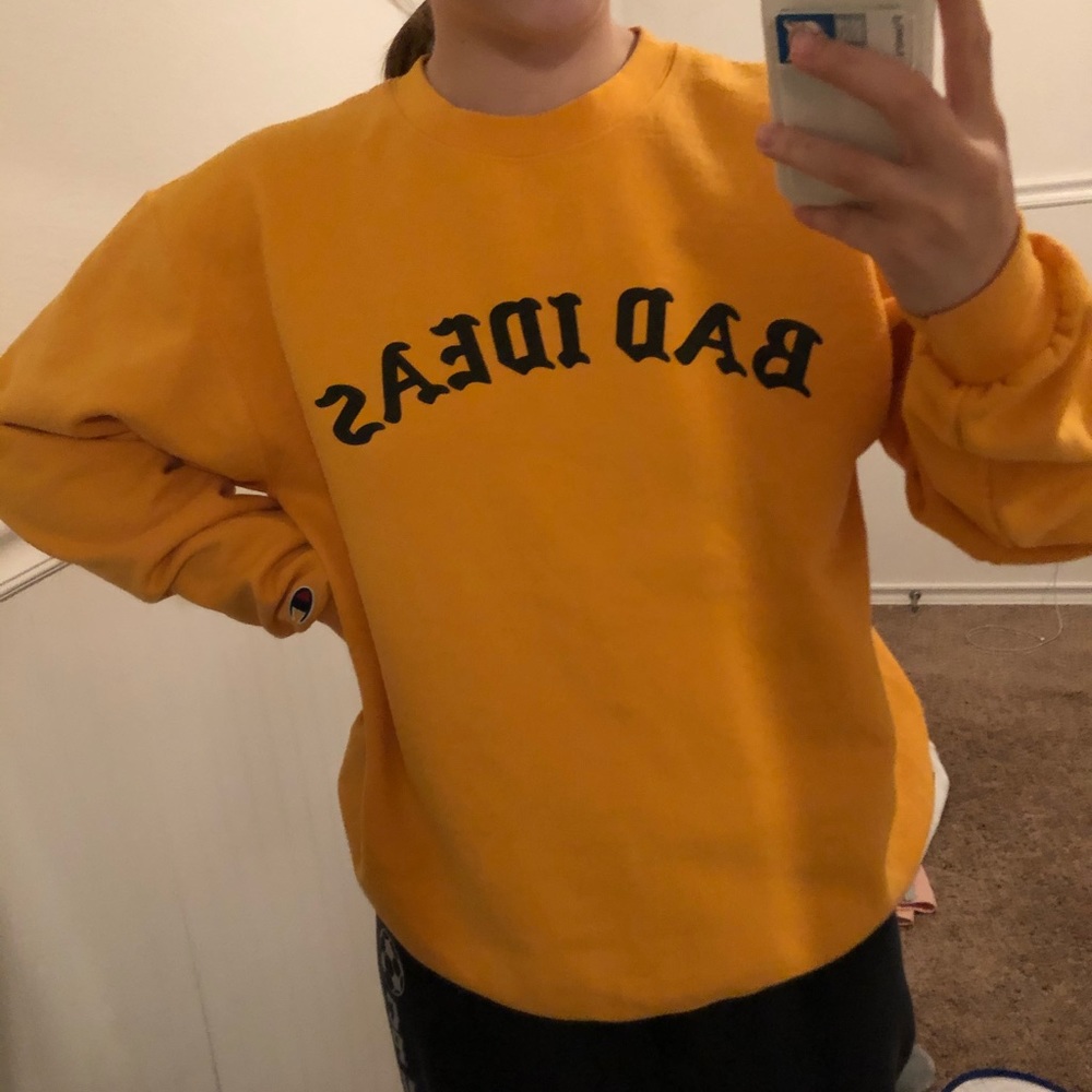 Champion “Bad Ideas” hoodie !!